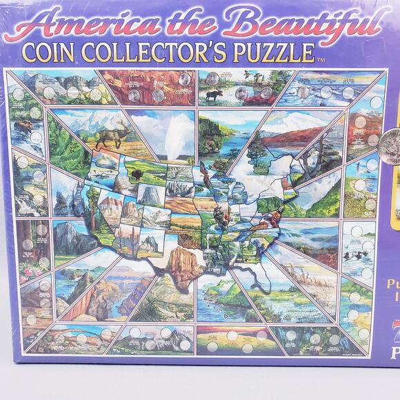 White Mountain America the Beautiful Coin Collector's Puzzle - Picture 4 of 9